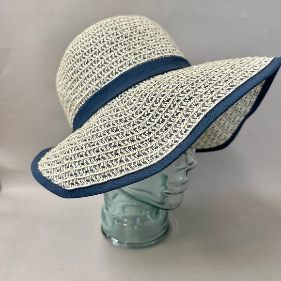 San Diego Hat Company Contrasting Edged Sun Brim Hat‎ Hook & Loop back